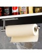 Deprik Kitchen Roll Holder under Cabinet Paper Roll Holder Self Adhesive Paper Towel Holder SUS 304 Stainless Steel - B08L3FTXQ3L