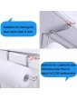 HULISEN Stainless Steel Kitchen Paper Roll Holder without Installation Over The Cabinet Paper Towel Holder Over Door Towel Hanger Organizer Hanger - B06XQGBG28A