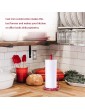 JOGREFUL Decorative Paper Towel Holder Stand Vintage Cast Iron Roll Paper Towel Stand Easy One-Handed Tear for Kitchen Countertop Bathroom Home Decor-Red - B09KL8SCWMG