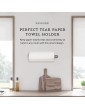 Kamenstein Perfect Tear Patented Wall Mount Paper Towel Holder 14-Inch Silver Rounded Finial - B0024AKCTSM