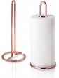 Kontactic Rose Gold Paper Towel Holder Countertop | Kitchen Towel Holders | Stainless Steel Paper Towel Holders | Copper Paper Towel Holder for Kitchen - B085C3VX4WN