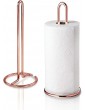 Kontactic Rose Gold Paper Towel Holder Countertop | Kitchen Towel Holders | Stainless Steel Paper Towel Holders | Copper Paper Towel Holder for Kitchen - B085C3VX4WN