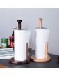 TOMYEUS Paper Towel Holder Creative Standing Paper Towel Holder Kitchen Paper Hanger Rack， Simply Standing Countertop Wooden Paper Roll Holder for Cabinet Table Kitchen Roll Organize Color : A - B0B2V5FR3QP