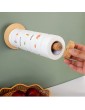 TOMYEUS Paper Towel Holder Kitchen Paper Towel Holder Wall Mounted beech Kitchen Roll Holder Lazy Wipe Arrangement Rack for Kitchen Pantry Laundry Holds Kitchen Roll Organize Color : A - B0B2VGL7TMQ