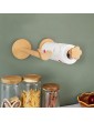 TOMYEUS Paper Towel Holder Kitchen Paper Towel Holder Wall Mounted beech Kitchen Roll Holder Lazy Wipe Arrangement Rack for Kitchen Pantry Laundry Holds Kitchen Roll Organize Color : A - B0B2VGL7TMQ