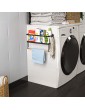VIAV Foldable Magnetic Paper Towel Holder Refrigerator Spice Rack with Hooks Kitchen Storage Shelf Organizer Drill Free - B07S76FBV8R