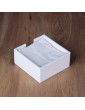 Awasa PU Leather Square Cocktail Napkin Holder Tissue Box Paper Serviette Dispenser Bar Caddy for Dining Table Hotel Office Home Decor Napkin Box Black - B09W4HP8Y4H