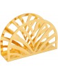 Gold Napkin Holder Countertop Napkin Storage Organizer Metal Paper Napkin Holder for Kitchen Countertops Dining Table Picnic Table Indoor Outdoor Use - B0B2R1MWJ7V