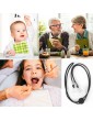 Iyowei 8 PCS Napkin Clips Flexible Napkin Holder Adjustable Length Napkin Bib Chain for Men Women Clothes Protecting Napkin Necklace for Elderly Adult Baby 2 Styles and 2 Colors - B092VNH6QQW