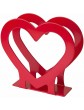 New Branded Vinter 2021 Napkin Holder Heart-Shaped Red - B09J38QMHFB