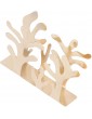 Paper Napkin Holder Thickened Design Glossy Edge Coral Napkin Holder Arc Design for Kitchen for CanteenGolden - B0B2JJBZ1VJ