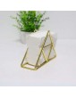 PATKAW Napkin Holder for Table Triangle Napkin Rack Stainless Steel Tissue Dispenser Organizer Paper Tissue Holder Golden - B09S3PG4Y4S