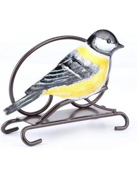 Sturdy Iron Bird-Shaped Decor Napkin and Tissue Paper Storage Holder for Bathroom or Living Room - B0912RTY4WT