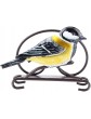 Sturdy Iron Bird-Shaped Decor Napkin and Tissue Paper Storage Holder for Bathroom or Living Room - B0912RTY4WT