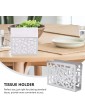 UPKOCH Napkin Holder Tissue Dispense Dining Table Countertops Napkin Holder Stainless Steel Tissue Holder - B08538XTH4L