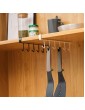 MOHAN88 2021 Hot Fashion 6 Hooks Metal Under Shelf Mug Cup Cupboard Kitchen Organiser Hanging Rack Holder Hook - B09G94WK8YR