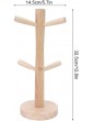Wooden Mug Holder Mug Hook Durable Storage Tools Natural Landscape for Home for Family - B09VFVTX6KQ