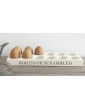 Charcoal Grey Egg Tray. Egg Crate. Egg Storage. Egg basket. Cabinet - B07TWLC6K5Q