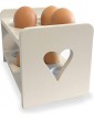 Cream Egg Rack Egg storage. Egg cabinet - B089WH7K1WJ