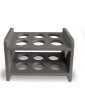 Dark Charcoal Grey Egg Rack Egg tray Egg storage. Egg cabinet - B083DNJQHBK