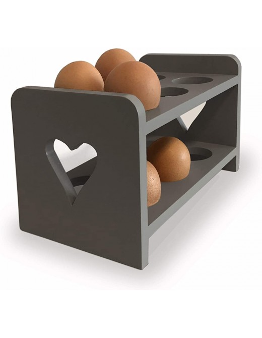 Dark Charcoal Grey Egg Rack Egg tray Egg storage. Egg cabinet - B083DNJQHBK