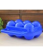 Dosige Portable Egg Container Plastic Eggs Carrier Holder Storage Transport Box Egg Storage for 6 Eggs Outdoor Camping Picnic Blue - B07G48YFLQE