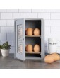 Egg House | Holds 12 Eggs | Farmhouse Inspired | Wooden Storage Cabinet For Kitchen | Egg Holder Box | M&W - B08HDM2BJDW
