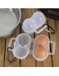 MEYING Portable Easter Matching Egg Carrier Container 2 Eggs Slot Eggs Case Egg Protector Egg Tray Carrier Container For Barbecue & Picnic Supplies - B09G2ZJ1HSY