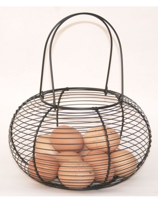 Sylvester Oxford Ltd GreyZouq French Country Style Egg Basket - B008ET1WMYX
