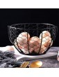 WJJ Egg Storage Basket Iron Egg Basket Snack Basket Fruit Basket Ceramic Decorations - B09ZNWCZXZG