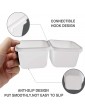 Cosmetic Stationery Organiser Multifunctional Storage Box Organiser for Drawers 8 Pieces Storage Boxes White - B092D1WN86C