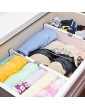 Gidenfly Adjustable Drawer Dividers | Adjustable Drawer Organizer with Fixed Button Non-Slip Mat | Works in Kitchen Closet Bathroom Bedroom Drawer S L Size - B0B2PWJ6DQF