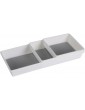 HLJMAQ 3 Pack Bathroom Storage Drawer Organiser Storage Box Tidy Insert Kitchen Bedroom - B09YRLWRGZW