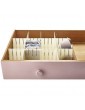 Lakeland Cut to Size Any-Way Slot Together Drawer Organiser Dividers Pack of 5 - B00E1LADYCN