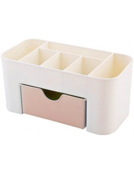 Makeup Brush Holder Plastic Makeup Organizer with Drawer Cosmetic Palette Organizer Make Up Lip Gloss Lipstick Holder Makeup Brushes Pen Pencil Storage Box Holder Container Tabletop Display Case - B07DWWS99VB