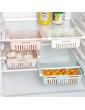 shuwen 3 Piece Refrigerator Storage Box Adjustable Retractable Plastic Refrigerator Drawer Space Saving Vegetable and Fruit Storage Basket Fits Most Refrigerators. - B0B1WDKKZHK
