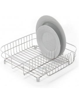 Addis 513833 1-Piece Stainless Steel  PVA White Soft Touch Stainless Steel Draining Rack White M L - B00ENHLGZES