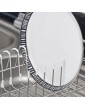 Addis 513833 1-Piece Stainless Steel PVA White Soft Touch Stainless Steel Draining Rack White M L - B00ENHLGZES