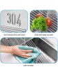 Roll Up Dish Drying Rack Kitchen Over Sink Dish Drainer Sink Rack Foldable Multi-Use Dish Drainers with Non-Slip Silicone and 304 Stainless Steel Pipe 43cm x 35cm,Grey - B09DVDJGPNS