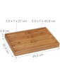 Relaxdays Cutlery Tray 7 Compartments Bamboo Drawer Box for Cutlery & Kitchen Utensils HBD: 4.5 x 30.5 x 44.5 cm Natural - B08VDFSN8CY