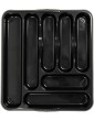 Wham High Grade Plastic Cutlery Tray Kitchen Racks and Holders 7 Compartment Cutlery Draw for Kitchen Drawers - B07QCD9HLFA