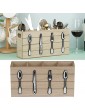 F Fityle Countertop Wooden Kitchen Cutlery Holder Spoon Fork Drying Rack Cutlery Flatware Racks Holder for Camping Banquets Special Occasions - B0B31KP385P