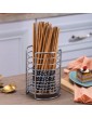 Luxshiny Kitchen Utensils Holder Cutlery Silverware Drying Rack Stainless Steel Chopsticks Drainage Basket Flatware Drainer Holder for Home Kitchen Silver - B0B2PMGHBFF