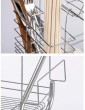 MZXUN Kitchen Rack Kitchen storage racks drain rack storage cutlery chopsticks cage knife cutting board storage rack 2 layers - B09TVS8T35H