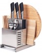 Utensil Holder Durable Multi-function Stainless Steel Kitchen Rack Knife Fork Cutting Board Kitchen Storage Rack Cutlery Drainer - B0B1DJMVCYU