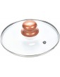 2 PC Saucepan Ceramic Copper Induction Cooking Kitchen Cookware Set - B089GWN3VJA