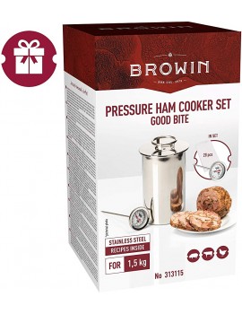 Browin 313115 Ham Cooker Stainless Steel Silver - B0168HWSNAZ