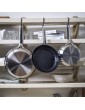 KitchenAid Stainless Steel Non-Stick 20cm 24cm & 28cm Frying Pan Set Silver - B08LVVJZTKX
