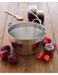 KitchenCraft Home Made Maslin Jam Pan for Induction Hob with Recipe in Gift Box Stainless Steel 9 Litre Silver - B0000C0TFFK