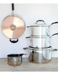 ProWare Copper Base Cookware Set of 3 14cm 16cm 18cm Saucepans - B01LLPYJ7CR